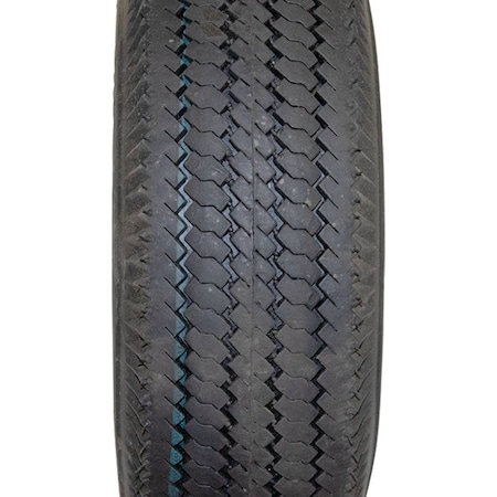 Stens 4.10x3.50-4 Lawn Mower Wheel Assembly, Sawtooth, Black 175-590